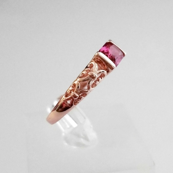 18k Red Horizontal Filigree Band - Picture 5 of 8